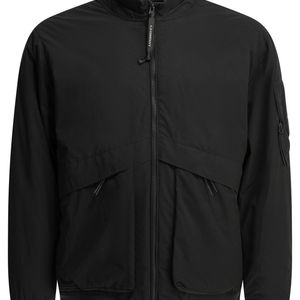 C P Company Black Pro-Tek Primaloft Bomber Jacket for men