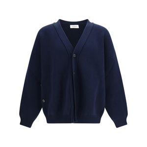 Laneus Blue Wool Cardigan