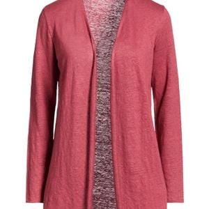 Majestic Filatures Pink Cardigan Linen, Elastane