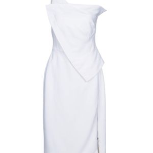 Robe aux genoux Antonio Berardi en coloris Blanc