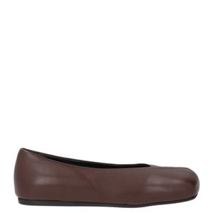 Vic Matié Brown Ballet Flats Leather