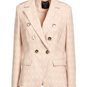 Relish Natural Blazer Polyester, Elastane