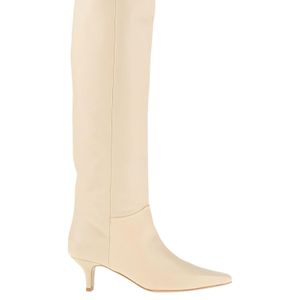 Alysi White Accessoreria Boot Leather