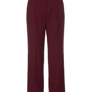 Harris Wharf London Red Burgundy Pants Viscose, Polyamide, Elastane