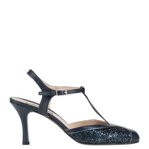 Walter Violet Blue Pumps Leather