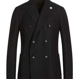 Lardini Black Blazer Wool for men
