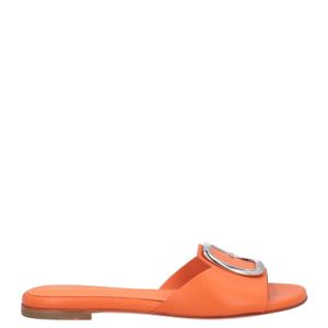 Santoni Orange Sandals Leather