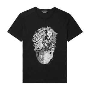 Camiseta Alexander McQueen de hombre de color Negro