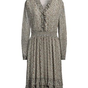 Hemisphere Grey Midi Dress