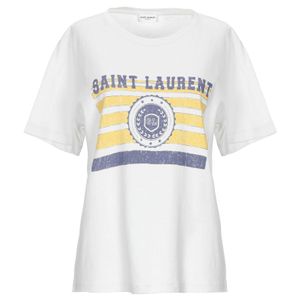 T-shirt Saint Laurent en coloris Blanc