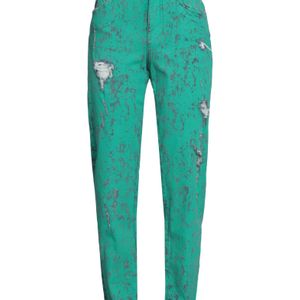 Dolce & Gabbana Green Jeans Cotton, Elastane