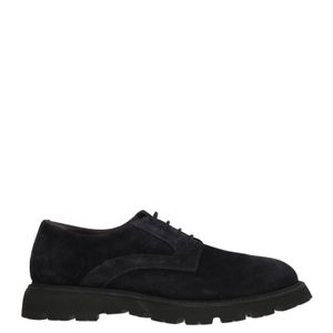 Calce Black Lace-Up Shoes Leather for men