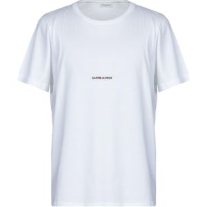 T-shirt Saint Laurent pour homme en coloris Blanc