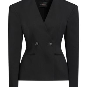 ANDAMANE Black Blazer Polyester, Virgin Wool, Elastane