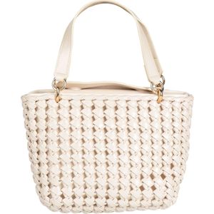 THEMOIRÈ White Ivory Handbag Textile Fibers