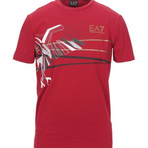 EA7 T-shirts in Rot für Herren