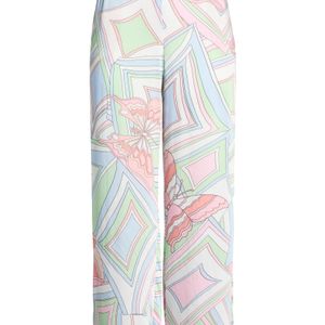 Seductive White Sky Pants Polyester
