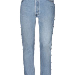 Pantalon en jean RE/DONE with LEVI'S en coloris Bleu