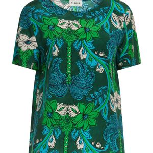 P.A.R.O.S.H. Green Top Silk