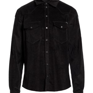 Dolce & Gabbana Black Charcoal Shirt Cotton, Cashmere, Elastane for men