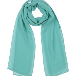 Pinko Green Scarf Polyester