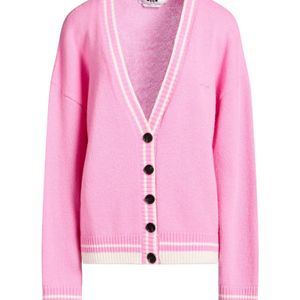 MSGM Pink Strickjacke