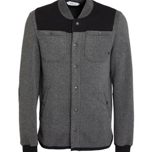 CYCLE Black Jacket Cotton, Polyester for men