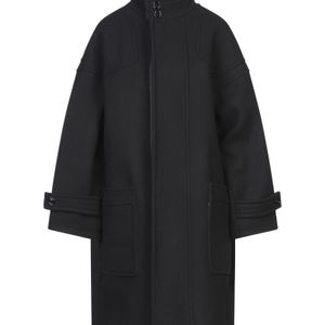 Manteau long Céline en coloris Noir