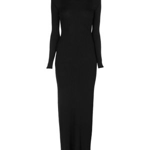 Robe longue Céline en coloris Noir