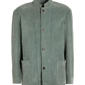 Drumohr Green Jacket Cotton, Elastane for men