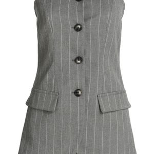 ViCOLO Gray Top Polyester, Viscose, Elastane