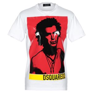 T-shirt di DSquared² in Bianco da Uomo