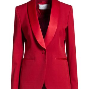 Lardini Red Blazer Virgin Wool, Elastane