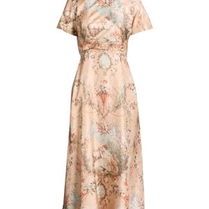 Paul & Joe Natural Midi Dress Silk