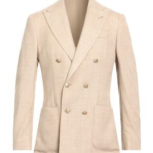 Eleventy Natural Blazer Wool, Silk, Elastane for men