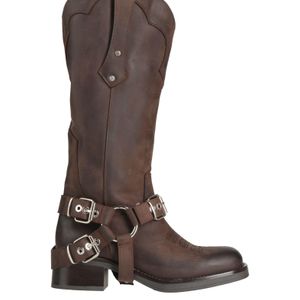 Ovyè Brown Boot Leather