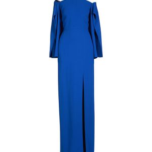 Robe longue Roland Mouret en coloris Bleu