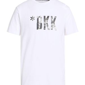 Bikkembergs White T-Shirt Cotton, Elastane for men