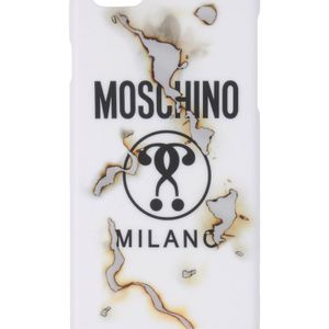 Moschino Weiß Cover & Hüllen