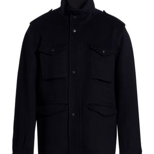 Paltò Blue Fabbrica Midnight Jacket Wool, Nylon for men