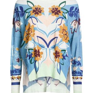 Pullover High de color Azul