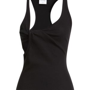 Courreges Black Tank Top