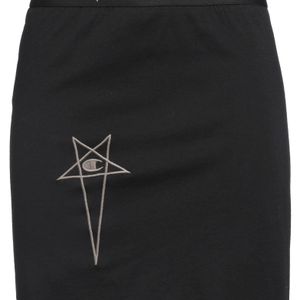 Rick Owens X Champion Black Mini Skirt