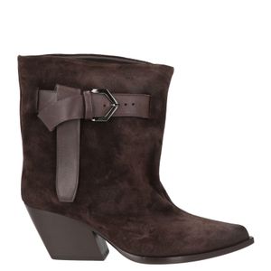 Elena Iachi Brown Ankle Boots Leather