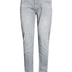 7 For All Mankind Grey Jeans Cotton, Elastomultiester, Elastane for men