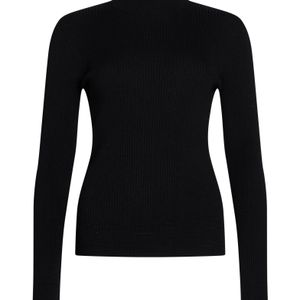 Twinset Black Turtleneck Viscose, Polyester