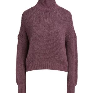 Roberto Collina Purple Turtleneck