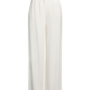 HEBE STUDIO White Pants Viscose, Elastane