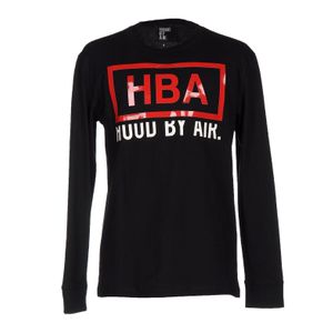 Camiseta Hood By Air de hombre de color Negro