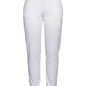 EA7 White Pants Cotton, Elastane